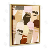 Stupell Studio | Hands Holding Ice Cream Pattern