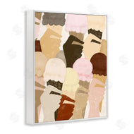 Stupell Studio | Hands Holding Ice Cream Pattern