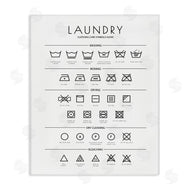 Martina Pavlova | Minimal Laundry Cleaning Symbols