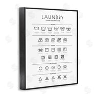 Martina Pavlova | Minimal Laundry Cleaning Symbols