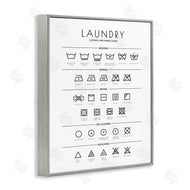 Martina Pavlova | Minimal Laundry Cleaning Symbols
