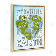 Erica Billups | Light Of Unity Heart Shaped Earth