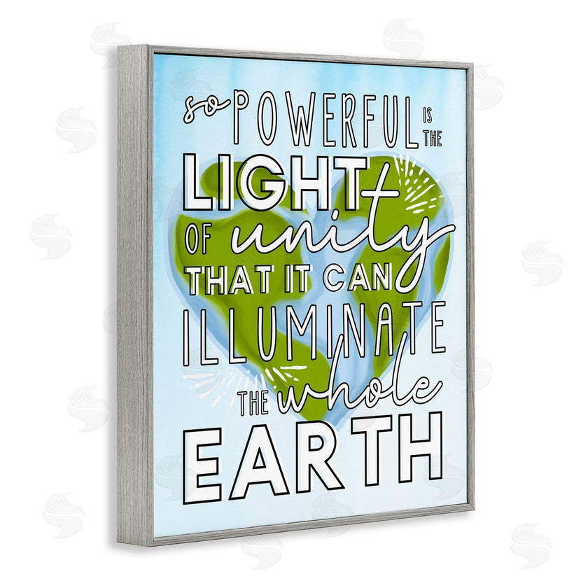 Erica Billups | Light Of Unity Heart Shaped Earth