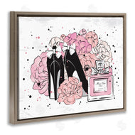 Martina Pavlova | Glam Pink Peonies Bow Heels