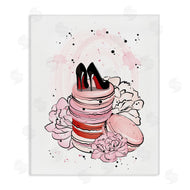 Martina Pavlova | Glam Heels on Pink Macarons