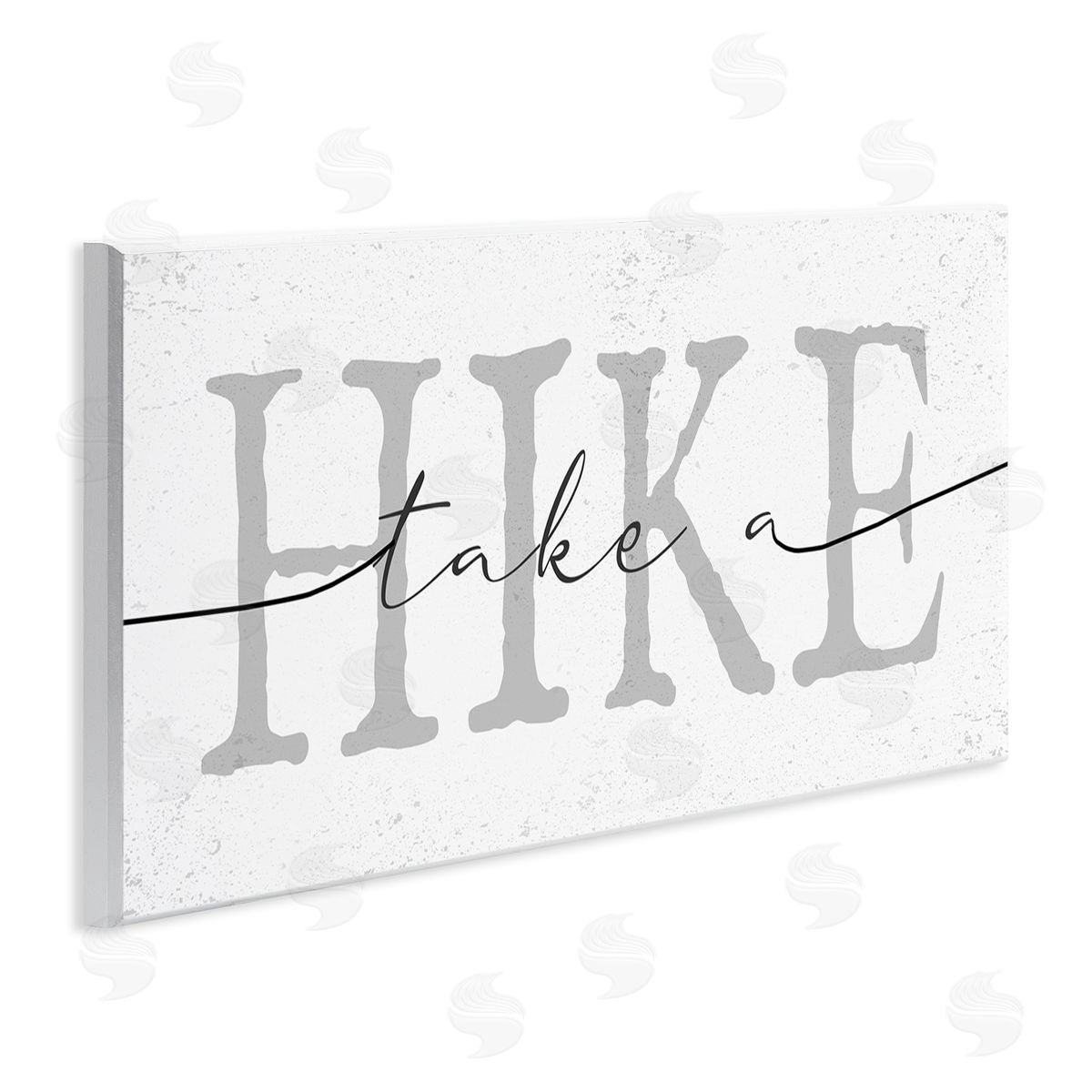 Stupell Studio Take A Hike Minimal Grey Wall Plaque Art