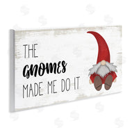 Stupell Studio | Gnomes Made Me Do It Pun
