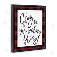 Elizabeth Medley | Glory to Newborn King Plaid Christmas