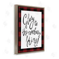 Elizabeth Medley | Glory to Newborn King Plaid Christmas