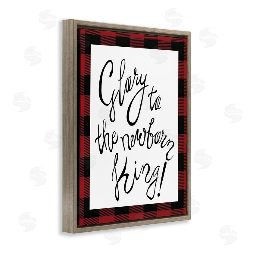 Elizabeth Medley | Glory to Newborn King Plaid Christmas