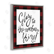 Elizabeth Medley | Glory to Newborn King Plaid Christmas