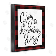Elizabeth Medley | Glory to Newborn King Plaid Christmas