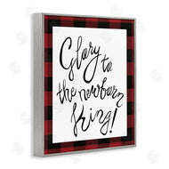 Elizabeth Medley | Glory to Newborn King Plaid Christmas