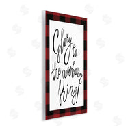Elizabeth Medley | Glory to Newborn King Plaid Christmas