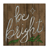 Elizabeth Medley | Winter Rustic Be Bright Wood Pattern