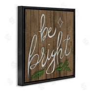 Elizabeth Medley | Winter Rustic Be Bright Wood Pattern