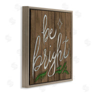 Elizabeth Medley | Winter Rustic Be Bright Wood Pattern