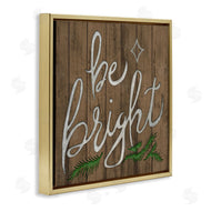 Elizabeth Medley | Winter Rustic Be Bright Wood Pattern