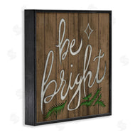 Elizabeth Medley | Winter Rustic Be Bright Wood Pattern