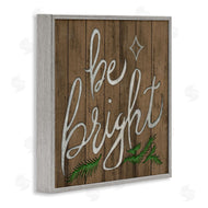 Elizabeth Medley | Winter Rustic Be Bright Wood Pattern