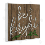 Elizabeth Medley | Winter Rustic Be Bright Wood Pattern