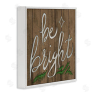Elizabeth Medley | Winter Rustic Be Bright Wood Pattern