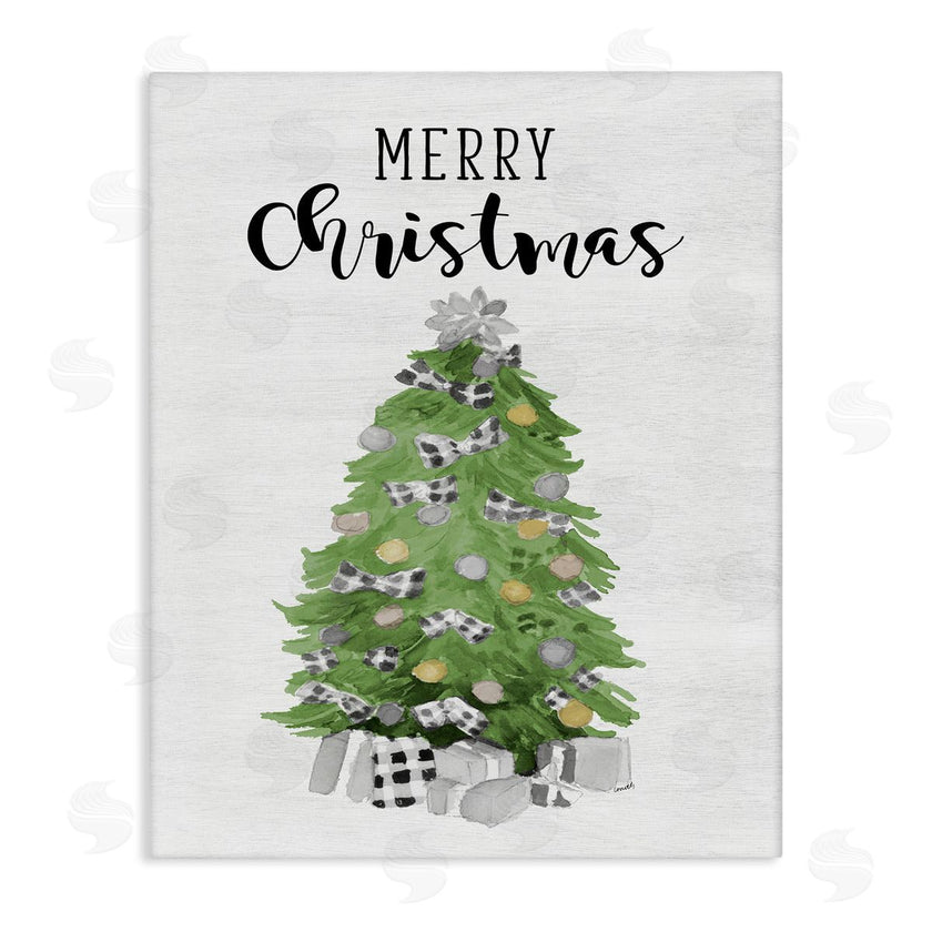 Lanie Loreth | Soft Green Fir Tree Merry Christmas