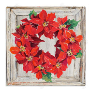 Patricia Pinto | Charming Winter Poinsettia Wreath