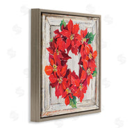 Patricia Pinto | Charming Winter Poinsettia Wreath
