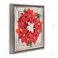 Patricia Pinto | Charming Winter Poinsettia Wreath
