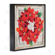 Patricia Pinto | Charming Winter Poinsettia Wreath
