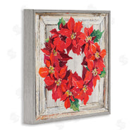 Patricia Pinto | Charming Winter Poinsettia Wreath