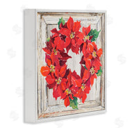 Patricia Pinto | Charming Winter Poinsettia Wreath