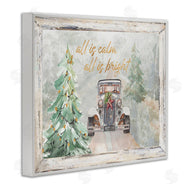 Patricia Pinto | All Is Calm Christmas Country Road