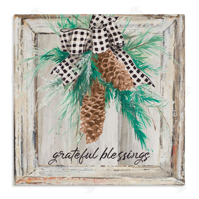 Patricia Pinto | Grateful Blessing Winter Pinecone