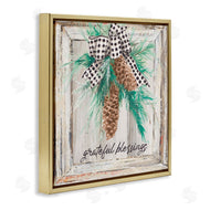 Patricia Pinto | Grateful Blessing Winter Pinecone