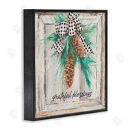 Patricia Pinto | Grateful Blessing Winter Pinecone