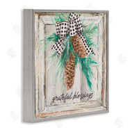 Patricia Pinto | Grateful Blessing Winter Pinecone