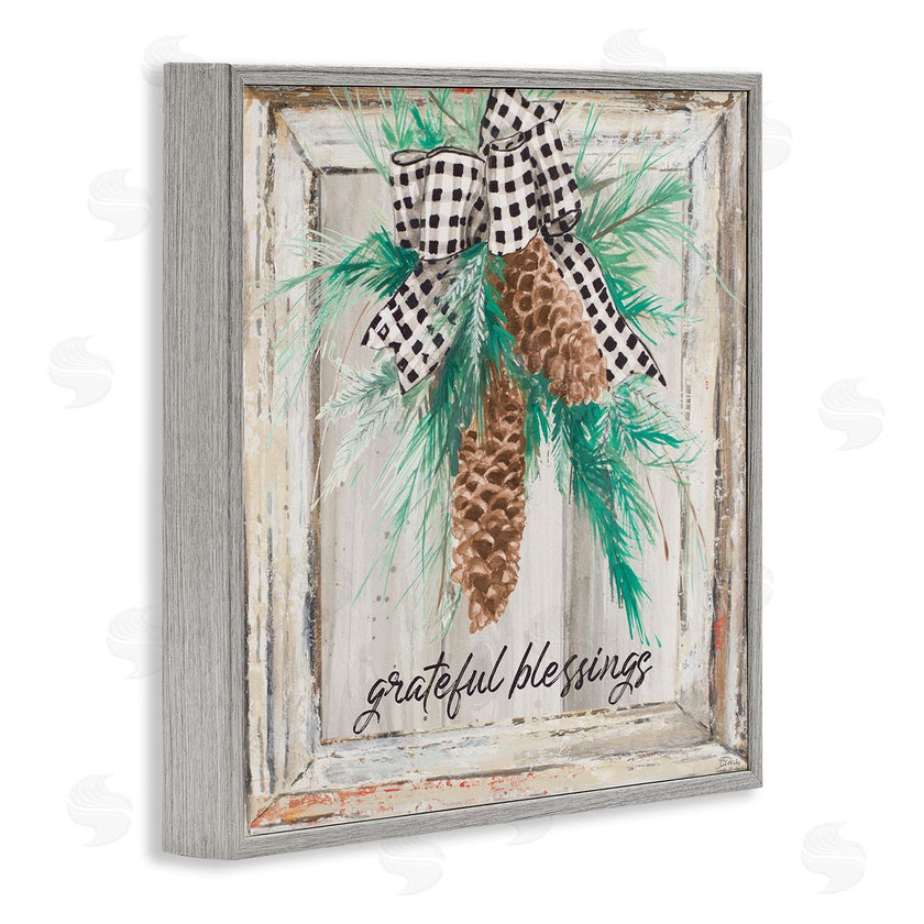 Patricia Pinto | Grateful Blessing Winter Pinecone