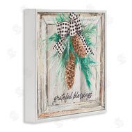 Patricia Pinto | Grateful Blessing Winter Pinecone