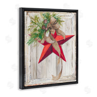 Patricia Pinto | Winter Red Star Barn Wood