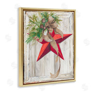 Patricia Pinto | Winter Red Star Barn Wood