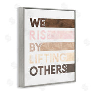 Erica Billups | Rise By Lifting Others Motivational Phrase