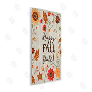 Andrea Tachiera | Happy Fall Y'all Phrase Autumn County Border
