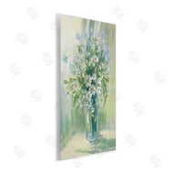 Carol Rowan | Sunlit Bouquet of Daisies Blue Green Pastels