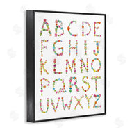 Farida Zaman | Floral Pattern Alphabet Soft Chic Typography