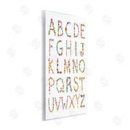 Farida Zaman | Floral Pattern Alphabet Soft Chic Typography