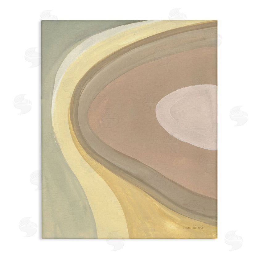 Danhui Nai | Abstract Organic Curves Neutral Brown Yellow