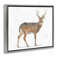 James Wiens | Wild Woodland Deer Minimal Rustic Antlers