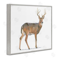 James Wiens | Wild Woodland Deer Minimal Rustic Antlers